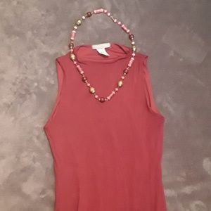 Purple snow m. burgundy slim fit sleeveless dress